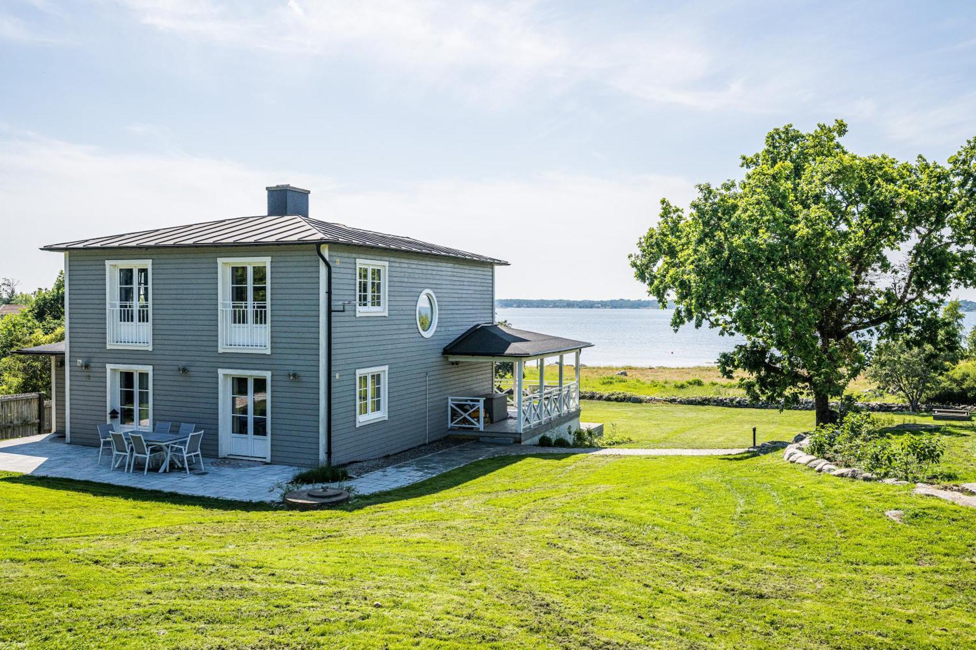 Exclusive Tranquil Villa By The Sea, Boat Available Drottningskär Kültér fotó